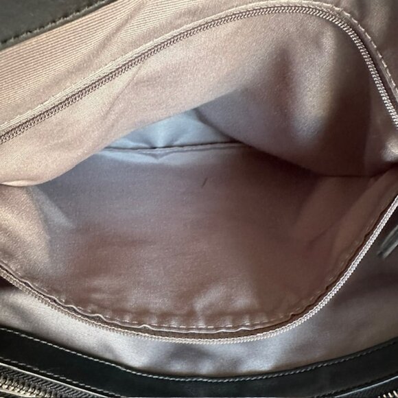 Coach Handbag - Black Soho Signature Tote Patent Leather Trim - Like New - Picture 8 of 11